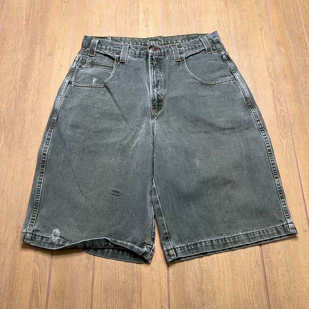 Vintage Arizona Jean Co. Men shorts Sz‎ 36 Faded Green Y2K Baggy Loose - Picture 11 of 14